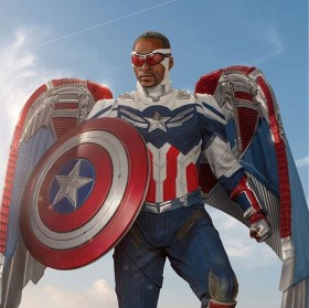 Captain America Sam Wilson (Complete) The Falcon and the Winter Soldier Legacy Replica 1/4 Statue by Iron Studios
